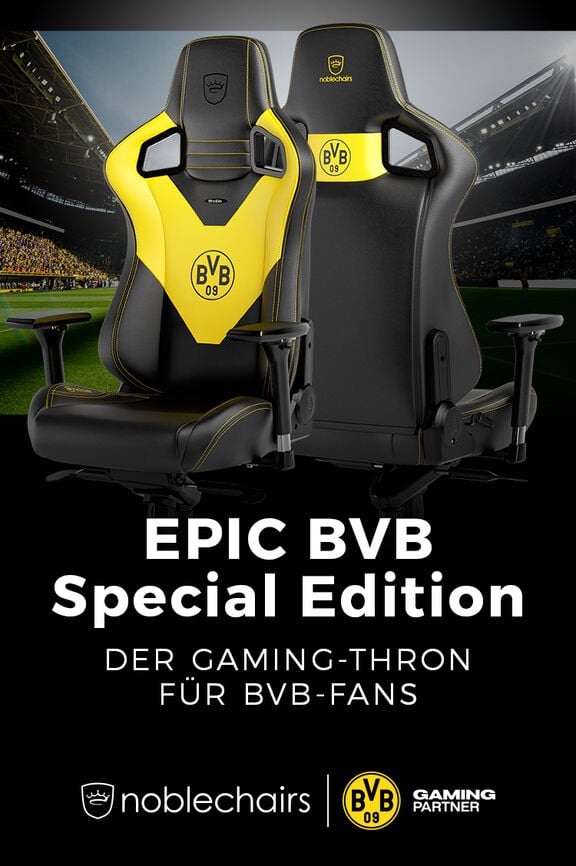 noblecharis EPIC Borussia Dortmund Gaming Chairs