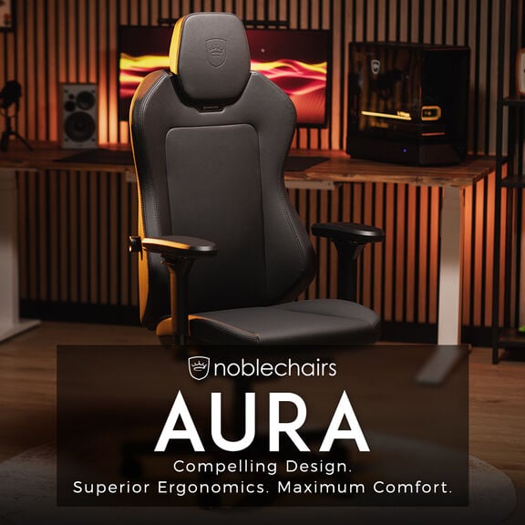 noblechairs AURA AtmoShell Black Edition