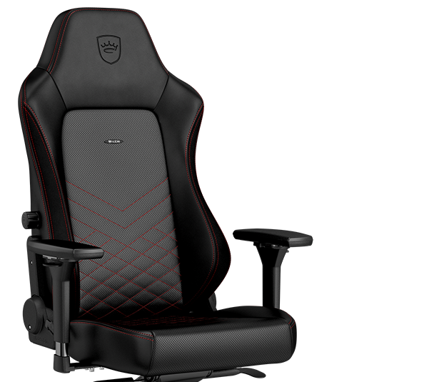 gaming chair vegan HERO Black Red ergonomic