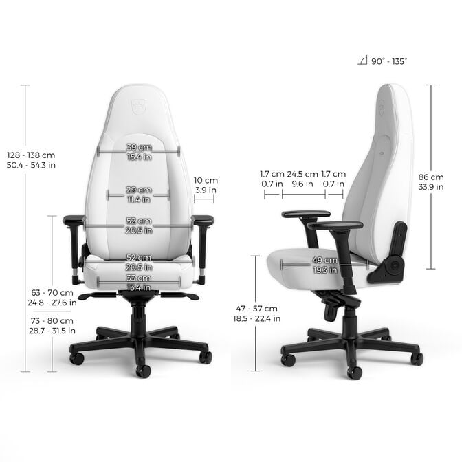 noblechairs ICON Gaming Chair White Edition image number 4