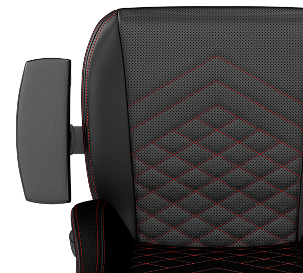 gaming chair vegan HERO Black Red high-quality materials