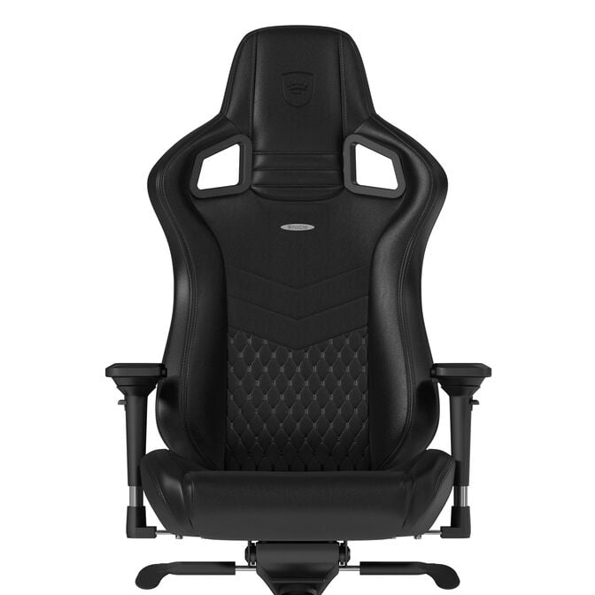 noblechairs EPIC Real Leather Gaming Chair Black image number 1
