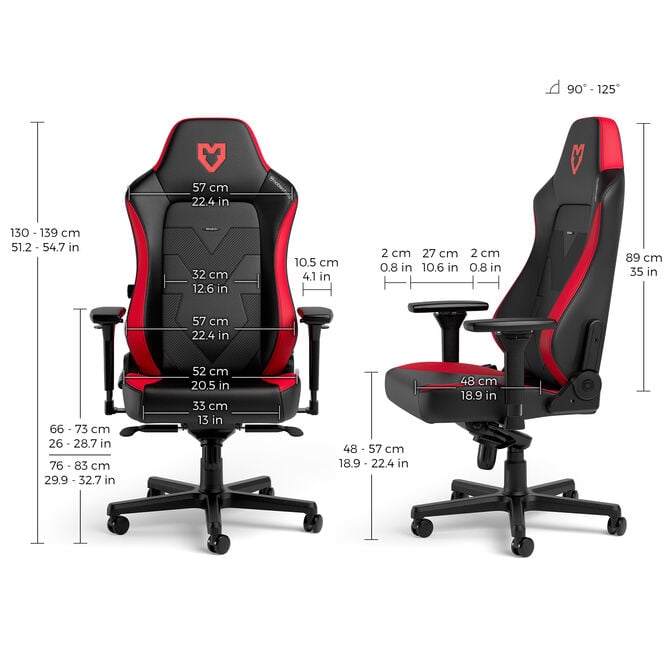 noblechairs HERO Gaming Chair mousesports Edition image number 4