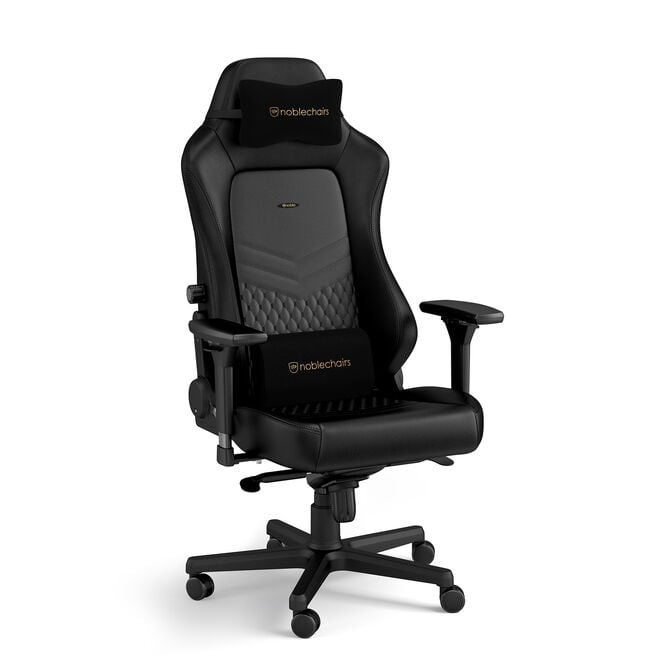 noblechairs HERO Real Leather Gaming Chair Black image number 5