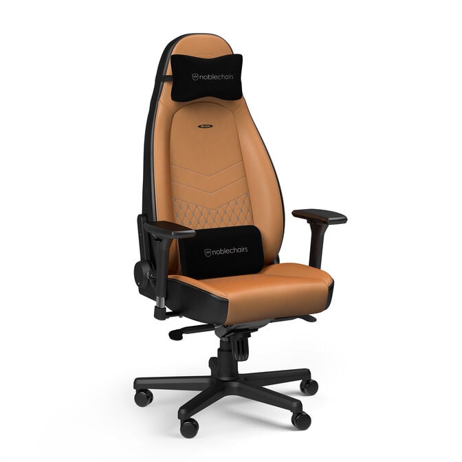 noblechairs ICON Real Leather Gaming Chair Cognac image number 5
