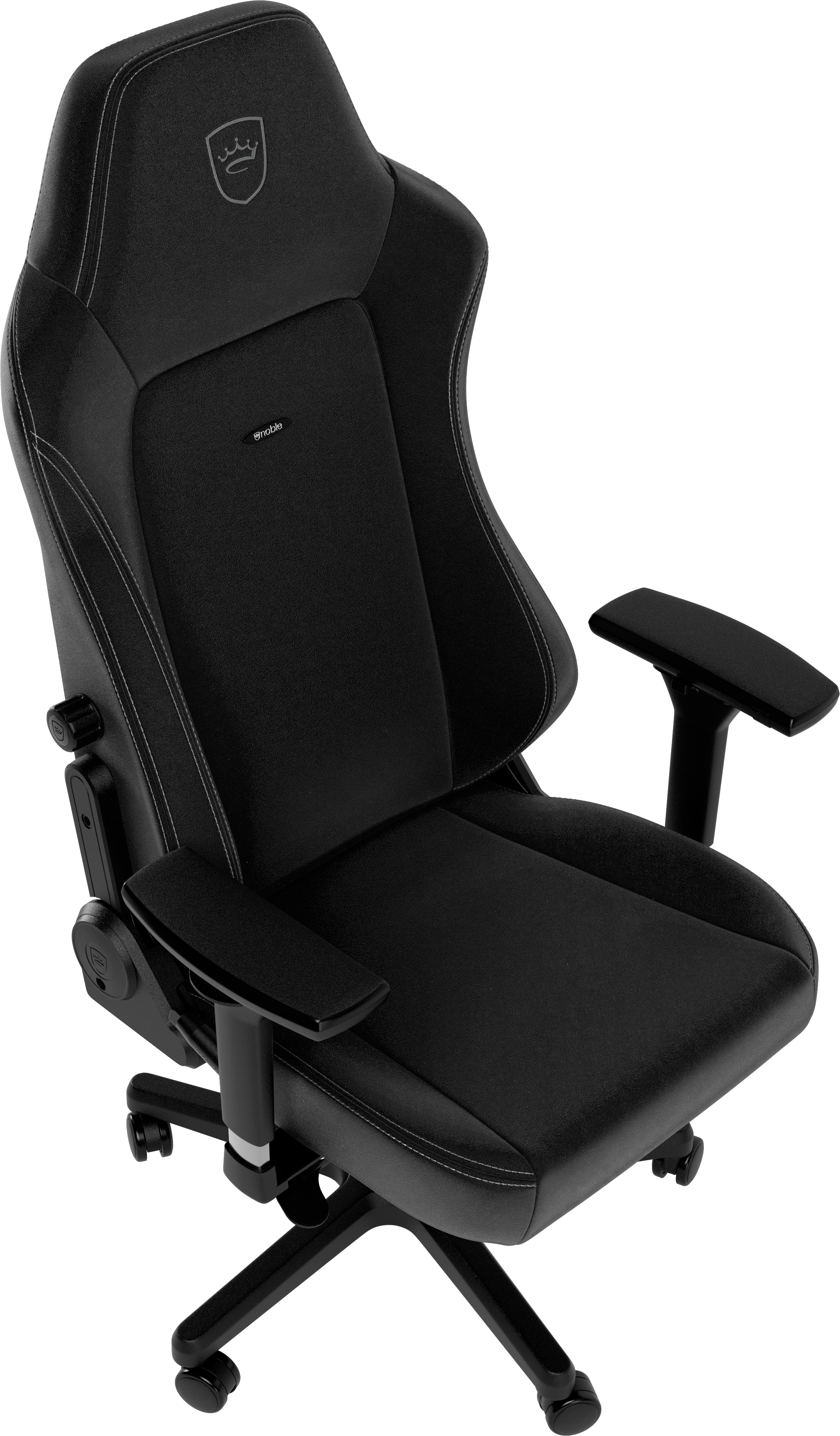 noblechairs HERO MF Black gaming chair downview