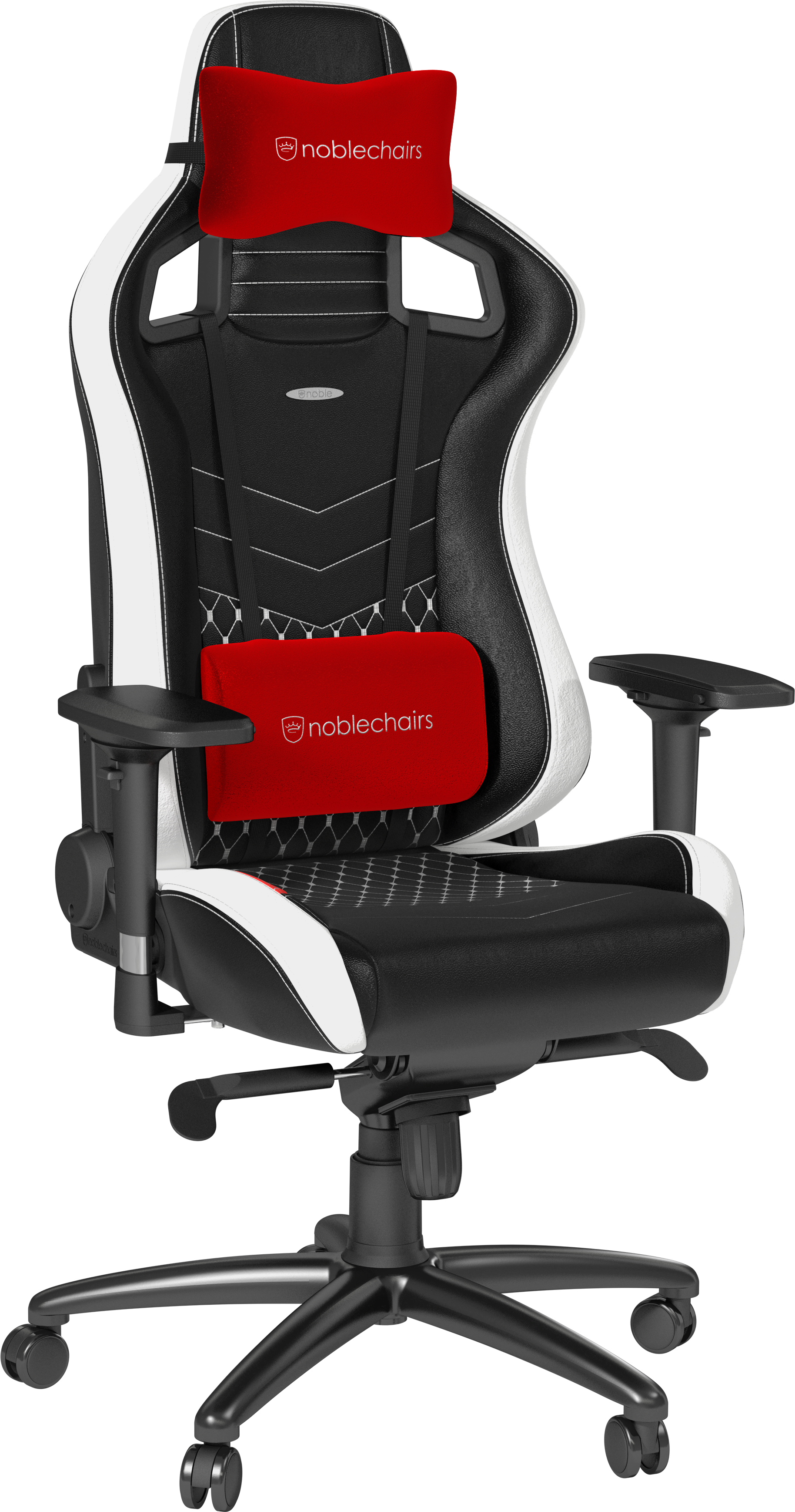 4D armrests EPIC RL Black White Red