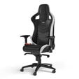 noblechairs EPIC Real Leather Gaming Chair Black/White/Red image number null