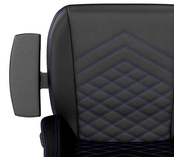 gaming chair vegan HERO Black Blue high-quality materials