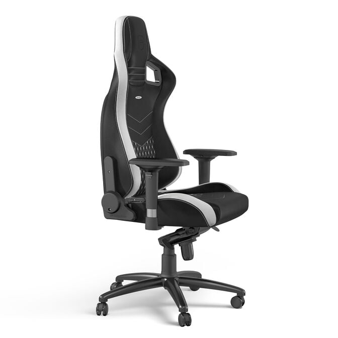 noblechairs EPIC Real Leather Gaming Chair Black/White/Red image number 3