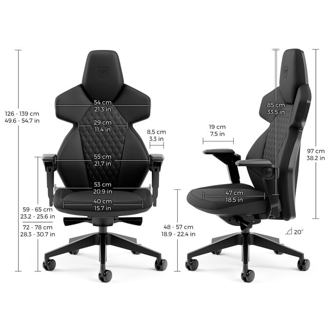 noblechairs Dawn Gaming Chair Black image number 4
