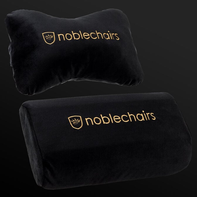 noblechairs Pillow-Set EPIC ICON HERO LEGEND Schwarz/Gold image number 8