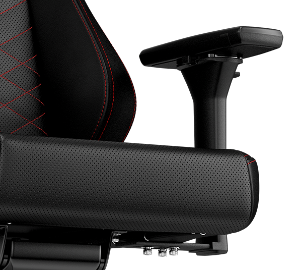 gaming chair vegan HERO Black Red 4D armrests