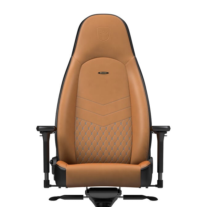 noblechairs ICON Real Leather Gaming Chair Cognac image number 1