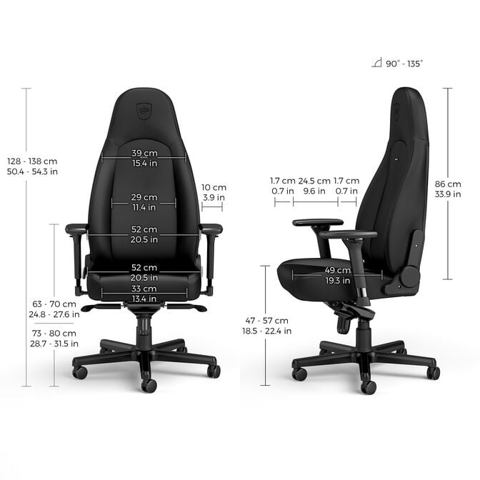noblechairs ICON Gaming Chair Black Edition image number 4