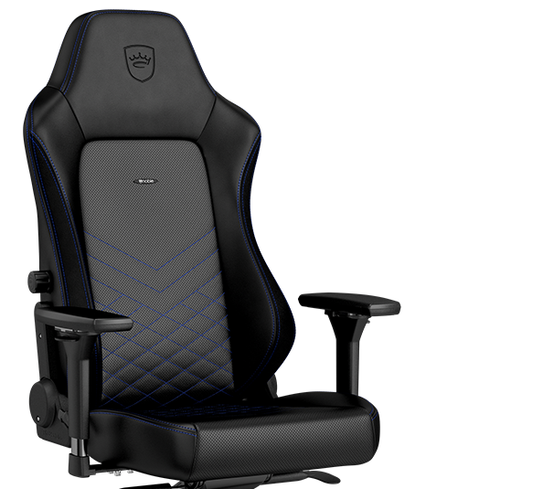 gaming chair vegan HERO Black Blue ergonomic