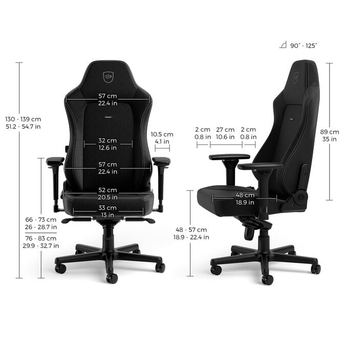 noblechairs - HERO MF Schwarz image number 4
