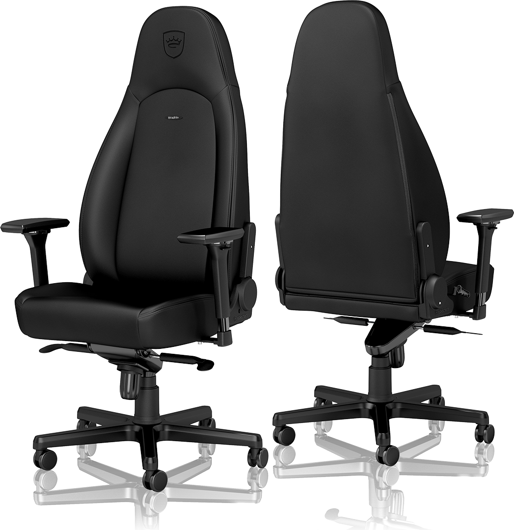 4D armrests ICON Black Edition