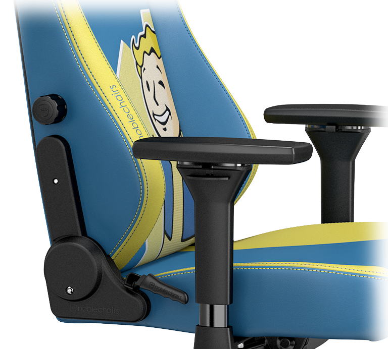 gaming chair vegan HERO Fallout Vault Tec lumbar support