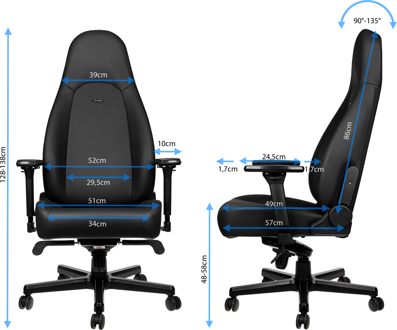 dimensions ICON Black Edition