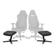 noblechairs Footrest 2 Real Leather Black Footrest image number null