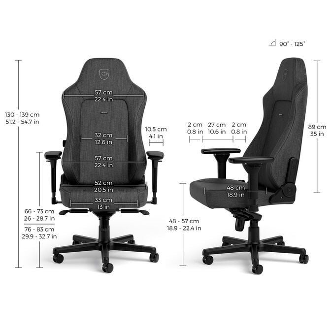 noblechairs HERO TX Gaming Chair Anthracite image number 4